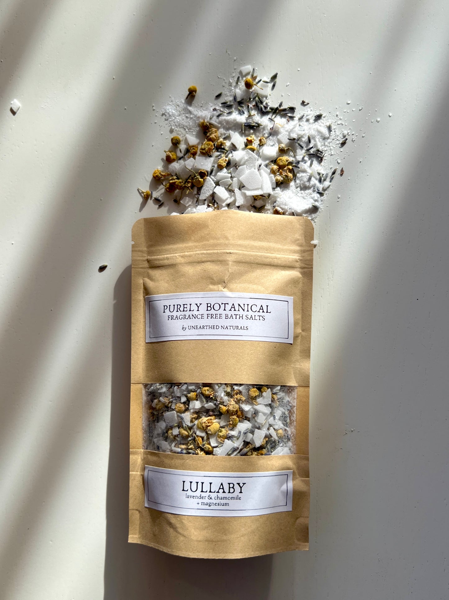 LULLABY - Lavender & Chamomile Fragrance-Free Bath Salts