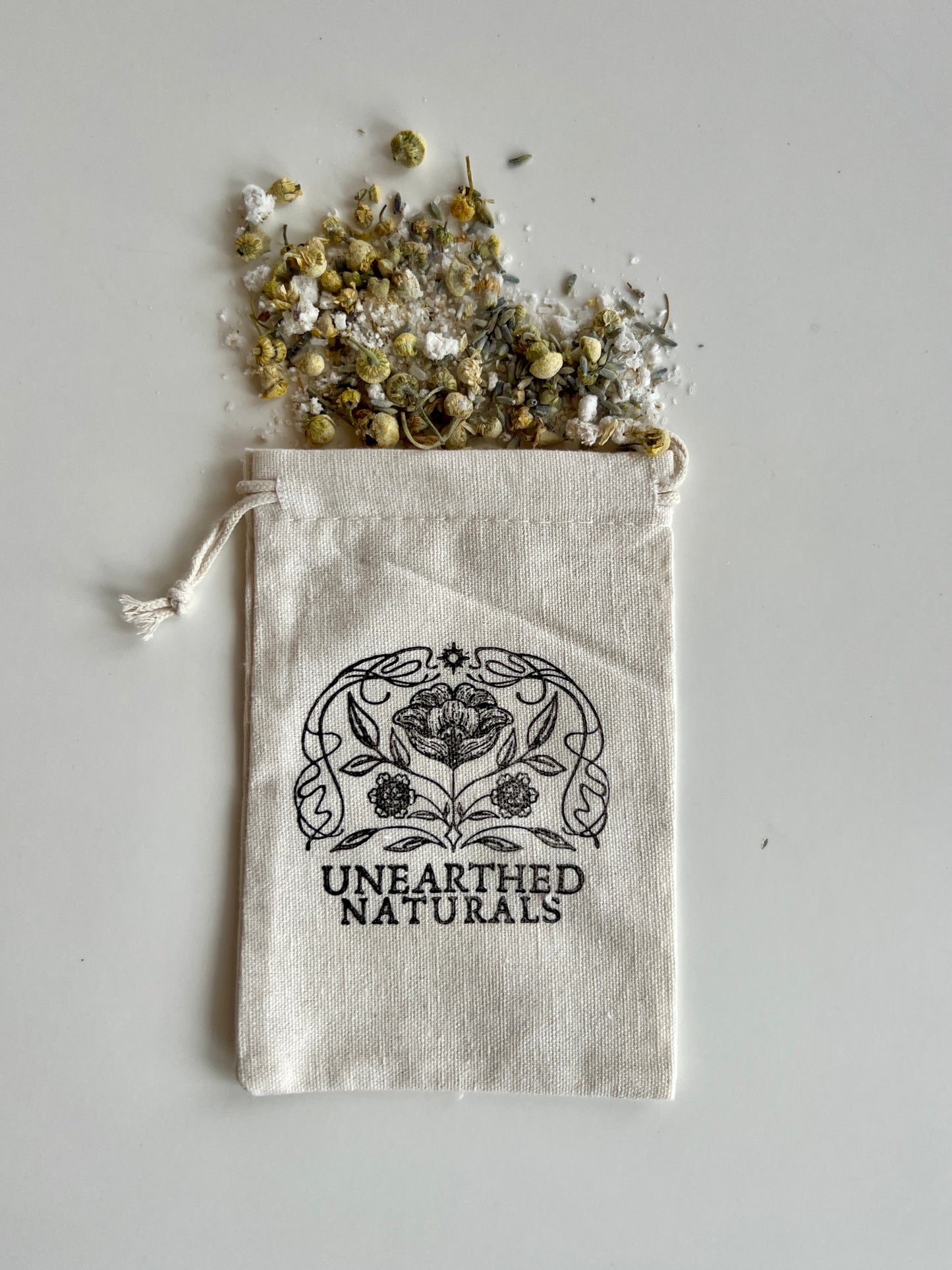 Reusable Cotton Muslin Bath Soak Bag - 4x6
