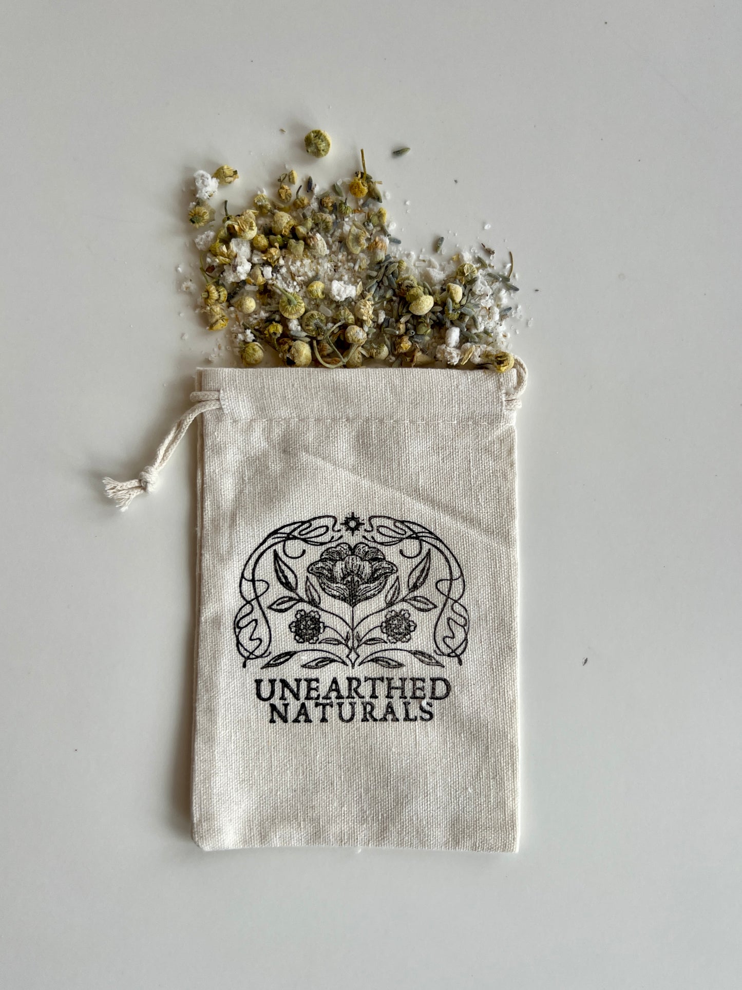 Reusable Cotton Muslin Bath Soak Bag - 4x6