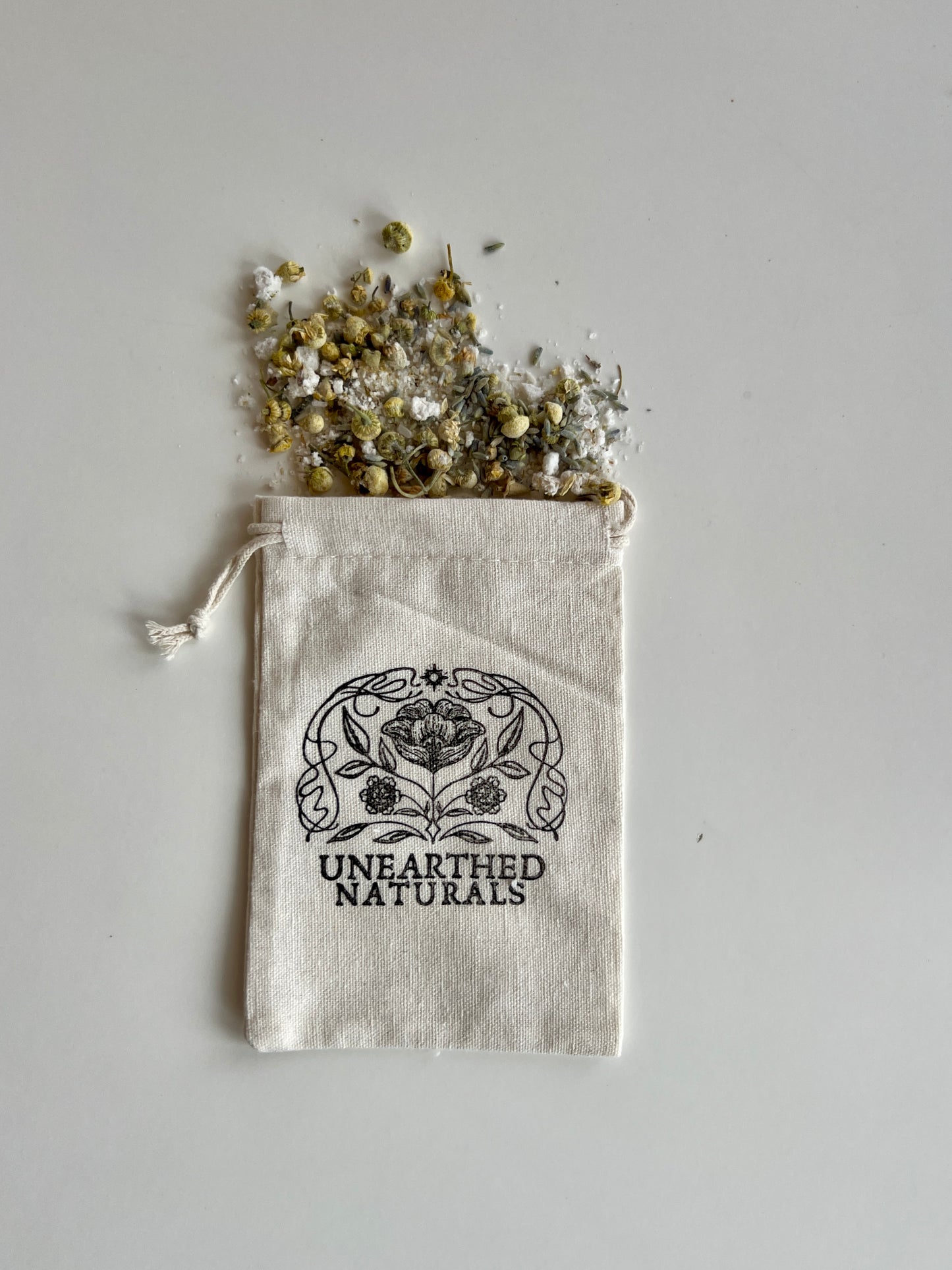 Reusable Cotton Muslin Bath Soak Bag - 4x6