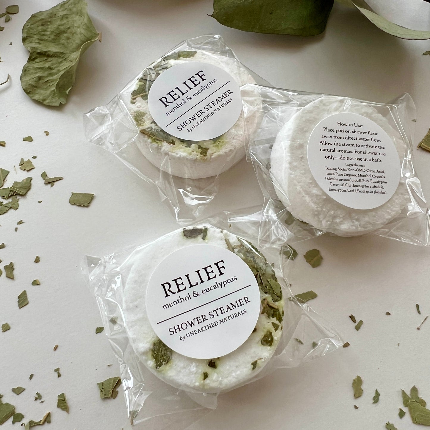 Relief Shower Steamers