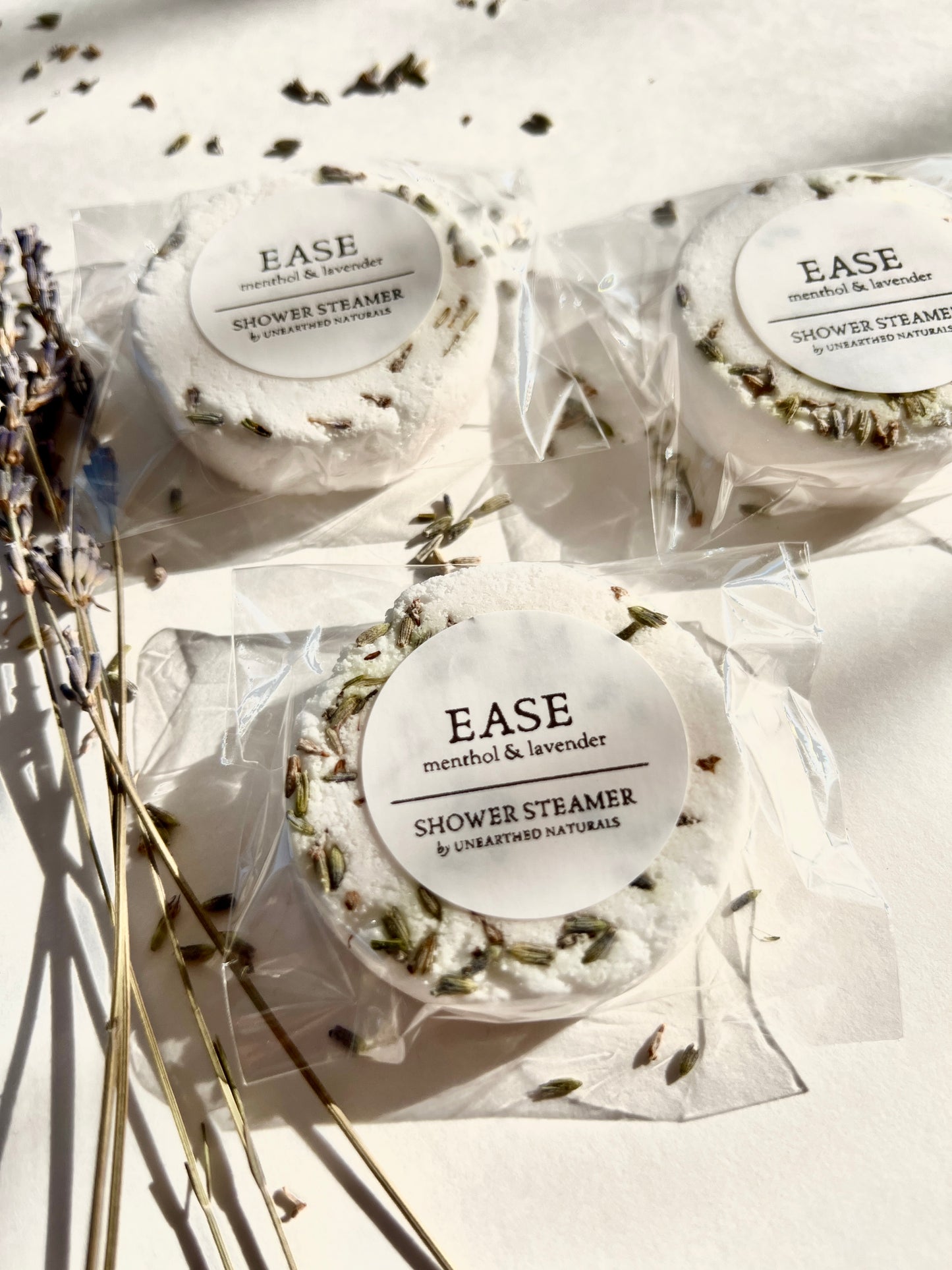 Ease – Lavender + Menthol Shower Steamer