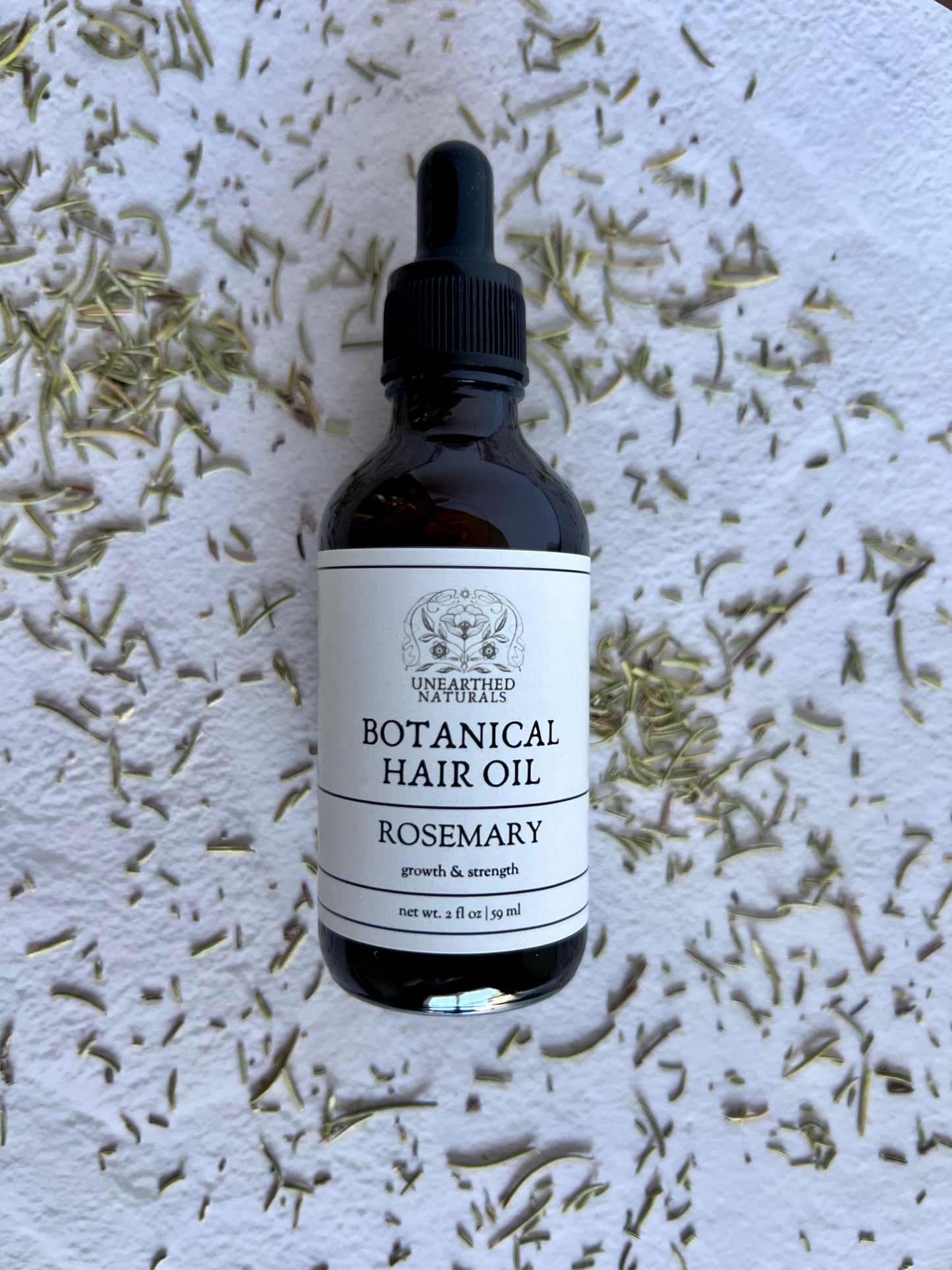 Rosemary Botanical Hair Oil - Scalp and Hair Treatment