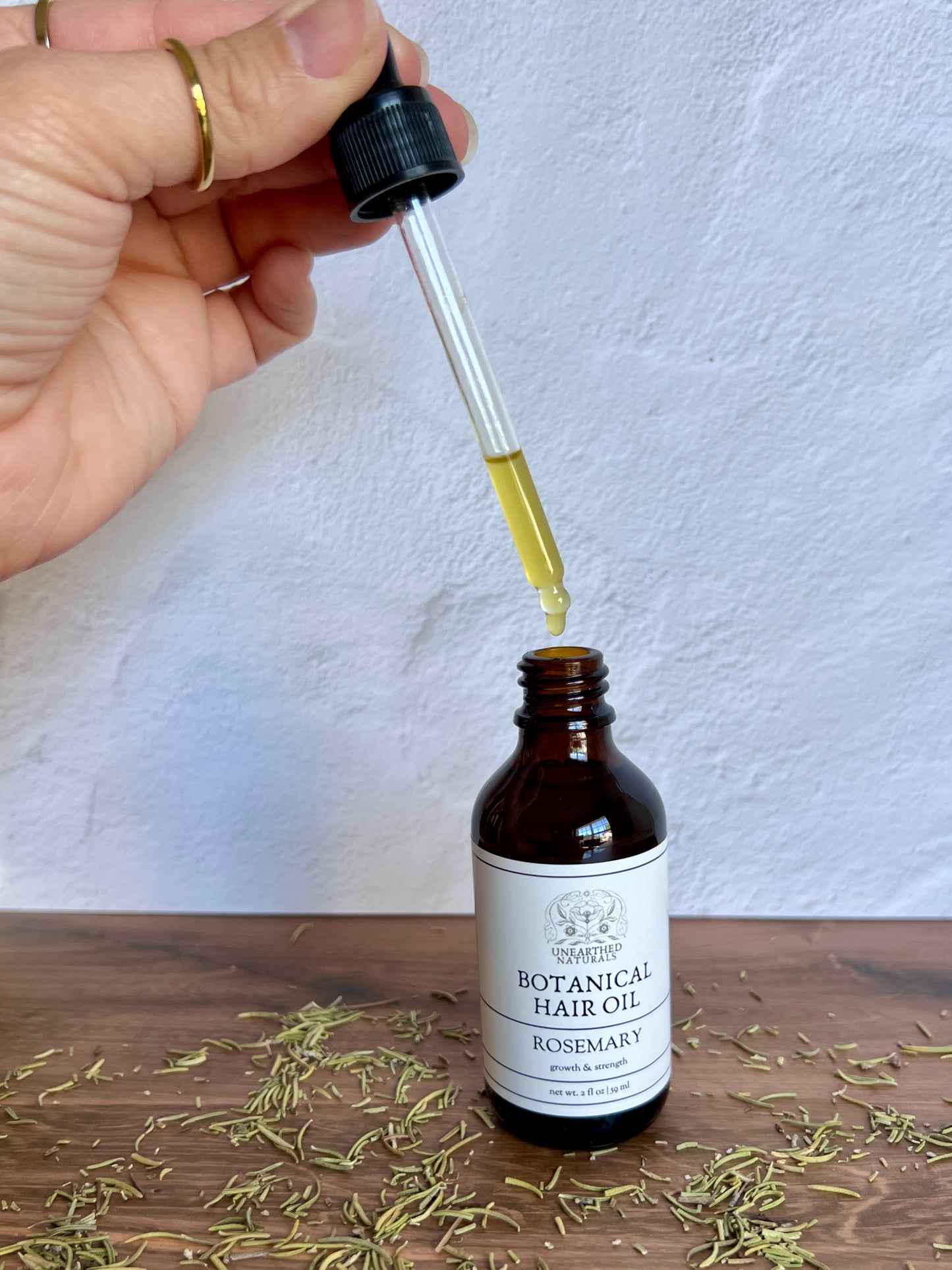 Rosemary Botanical Hair Oil - Scalp and Hair Treatment