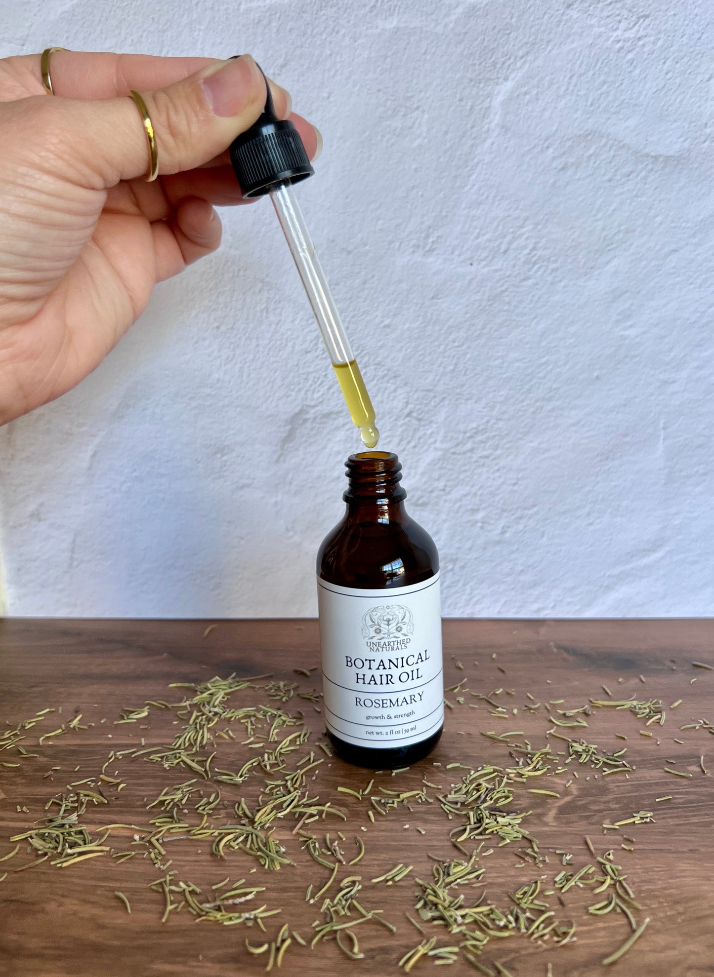 Rosemary Botanical Hair Oil - Scalp and Hair Treatment