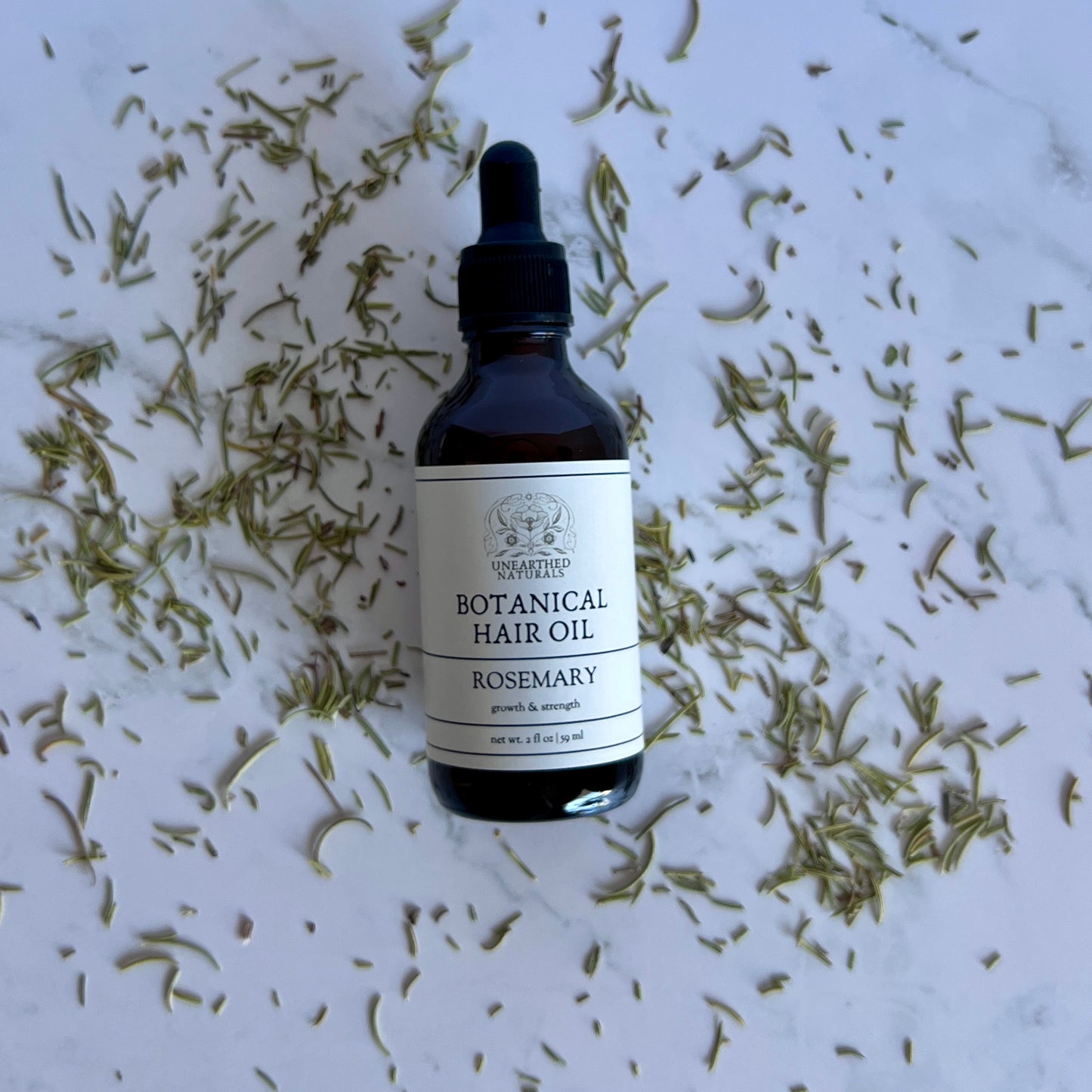 Rosemary Botanical Hair Oil - Scalp and Hair Treatment